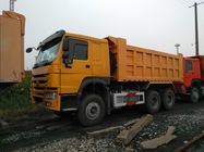 Howo 336 φορτηγό απορρίψεων Sinotruck 10 ρόδα με το υψηλό κίτρινο χρώμα προφυλακτήρων