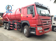 φορτηγό αναρρόφησης λυμάτων μεταφορέων λάσπης αναρρόφησης υπονόμων 6x4 Sinotruk Howo 18CBM