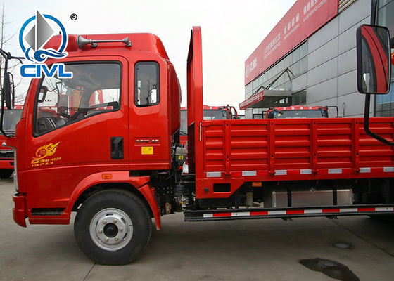4x2 ελαφρύ φορτηγό φορτίου/ελαφρύ εμπορικό φορτηγό καθήκοντος εμπορικών σημάτων 10T Sinotruk Howo7 φορτηγών κιβωτίων φορτίου