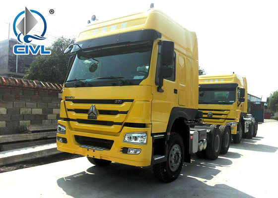 Υψηλό - ηλεκτρικό σύστημα 6x4 φορτηγών 371HP SINOTRUK HOWO Euro2 ποιοτικών τρακτέρ πρωταρχικό - χρώμα φορτηγών μετακινούμενων εξατομικεύσιμο