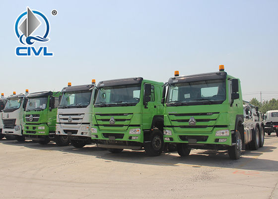 Φορτηγό LHD 6X4 Euro2 420HP 10 τρακτέρ SINOTRUK HOWO εξατομικεύσιμος πρωταρχικός χρώματος φορτηγών ρυμούλκησης ροδών - φορτηγό μετακινούμενων
