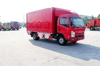 Ελαφρύ φορτηγό φορτίου καθήκοντος HOWO 5 τόνου Van Truck ρόδα Commercial μεγάλης απόστασης Cargo Van Truck 4x2 Drive