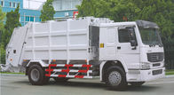 Νέες ευρο- ΙΙ 10 ρόδες φορτηγών συμπιεστών απορριμάτων Sinotruk 266HP με τον υδραυλικό γάντζο βραχιόνων ανυψώνουν