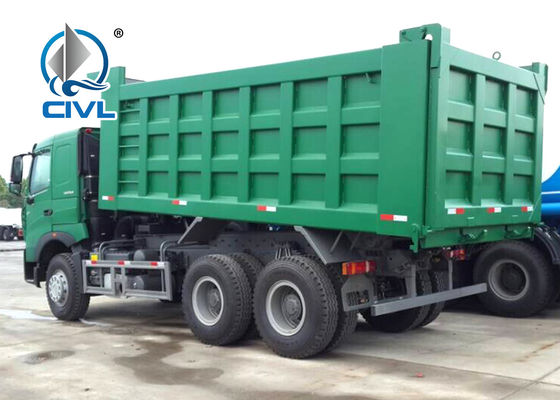 A7 6x4 βαρέων καθηκόντων απορρίψεων ευρο- πρότυπα 2 τύπων μηχανών ικανότητας 25000kg φορτηγών συνολικά