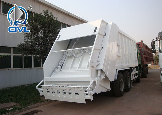 Φορτηγό απορριμάτων συμπιεστών diesel 6x4 Howo Sinotruk